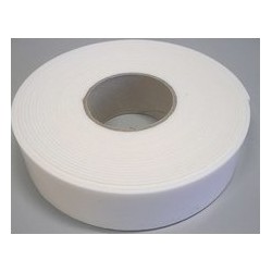 Ruban Blanc PVC Adhesif ISO MOUSSE 10ml   RUBBLANCISO