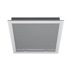 DFZ-R+PFT/PLK/AIS600 GRILLE REPRISE+FILTRE+PLENUM ISOLE M 9016 Ø200